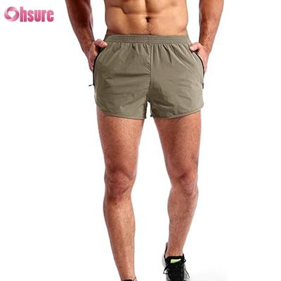 Fitness Breathable Sweat Shorts Men Athletic Jogger Short  Nylon Polyester Gym Shorts