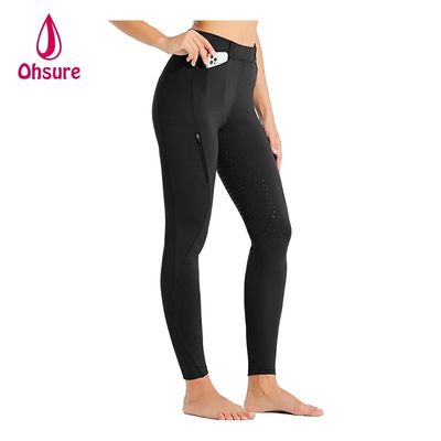 Customize Fitness Horseback Riding Pants Hight Quality Knee Patch Breathable Equestrian Seat Breeches