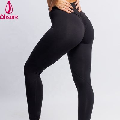 Hot Push up Elastic Casual Workout Fitness Sexy Scrunch Butt Leggings Womens