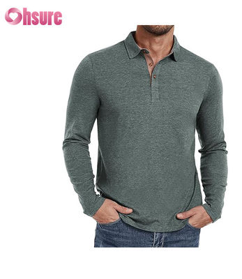 45%Bamboo 46%Polyester 9%Spandex Antibacterial Deodorant Quick-dry Fabric Customize Printed  Long or Short Sleeves Polo Shirt