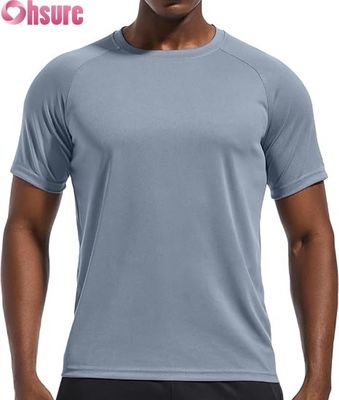 Men's Sports T-shirt Quick Dry Gym Workout Fitness Top Breathable Activewear OEM ODM Manufacturer