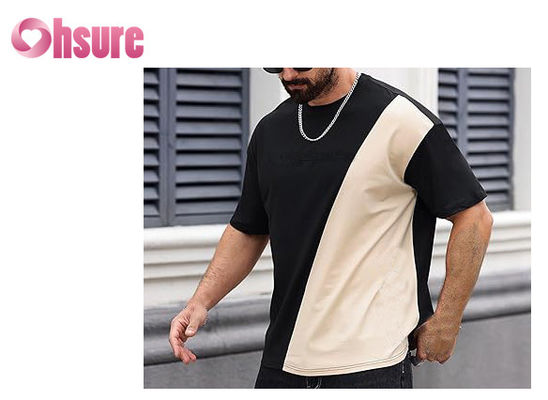 Casual Dersign Fashion Knitted  Exercise Wear for Men Comfort Fabric T-shirt Printing