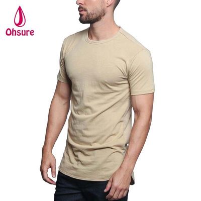 Casual Print Pattern Knitted Muscle Support Exercise Wear for Men Bamboo Fabric BoxingT-shirt Printing