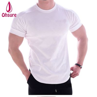 Casual Print Pattern Knitted Muscle Support Exercise Wear for Men Bamboo Fabric BoxingT-shirt Printing