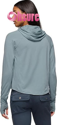 Women's Eco-Friendly Yoga Hoodies Collar Long Sleeve Sweatshirt Knitted Fitness Sports Tops with Front Logo