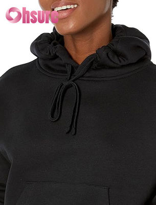Women's Loose Wear 100% Cotton Sports Top Crew Neck Sweatshirt Customized Pattern Anti-Wrinkle Eco-Friendly Front
