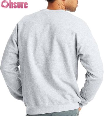 Men's Basic Crewneck Sweatshirt | Plain Pullover Fleece | Custom Logo OEM