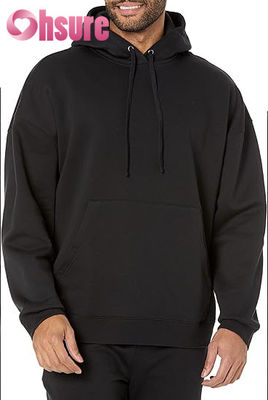 High Quality Cotton Pullover Hoodie for Men Custom Over-Sized Training Wear Essential Jersey Fabric Solid Pattern Hooded Collar
