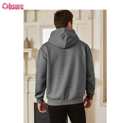 Friendly Fabric Hoodie High Quality Cotton Hoodies Oversize Pullovers Slim Plain Men Hoodies