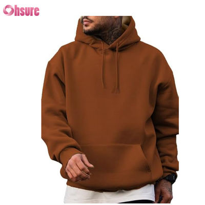 Friendly Fabric Hoodie High Quality Cotton Hoodies Oversize Pullovers Slim Plain Men Hoodies