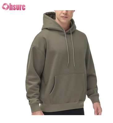 Friendly Fabric Hoodie High Quality Cotton Hoodies Oversize Pullovers Slim Plain Men Hoodies