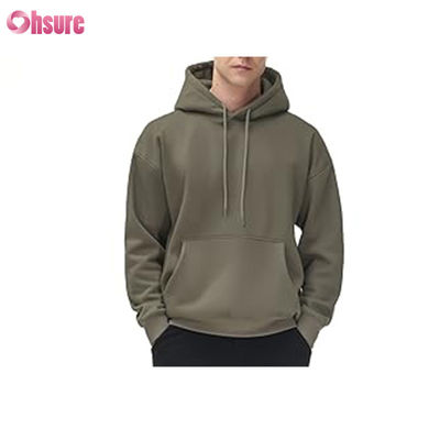 Friendly Fabric Hoodie High Quality Cotton Hoodies Oversize Pullovers Slim Plain Men Hoodies