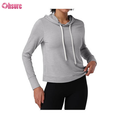 Friendly Hoodie High Quality Cotton Woman Hoodies Casual Pullovers Sports Gym Plain Tracksuit Woman Hoodies
