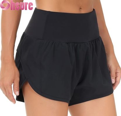 Women's High Waist Gym Shorts Quick Dry Breathable Hot Shorts for Yoga Running Fitness-OEM Sportswear