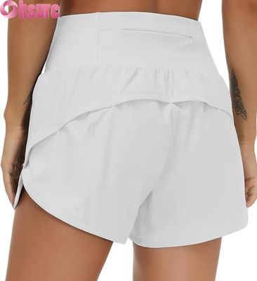 Women's High Waist Gym Shorts Quick Dry Breathable Hot Shorts for Yoga Running Fitness-OEM Sportswear
