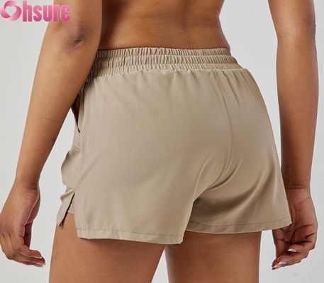 Women's High Waist Quick-Drying Sports Shorts Breathable Fashionable Running & Exercise Shorts with Pockets