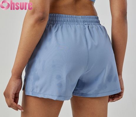 Women's High Waist Quick-Drying Sports Shorts Breathable Fashionable Running & Exercise Shorts with Pockets
