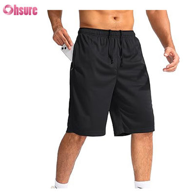 Fitness Breathable Sweat Shorts Men Athletic Jogger Short  Cotton Polyester Gym Shorts