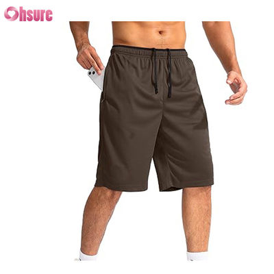 Fitness Breathable Sweat Shorts Men Athletic Jogger Short  Cotton Polyester Gym Shorts