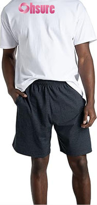 2025 Training Men Reflective Tape Drawstring Waist Customized Sports Gym Shorts Workout Shorts for Men