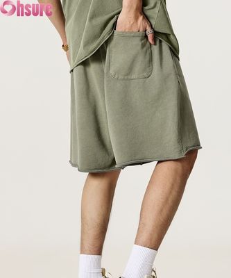 2025 Men's Cotton Linen Elastic Waist Shorts  Loose Fit Breathable for Summer Travel & Daily Casual Wear