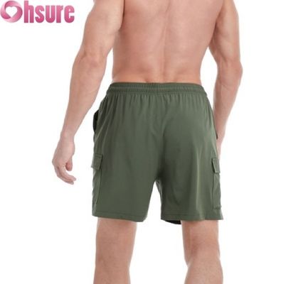 Unisex Heavy Duty Work Shorts - 65% Cotton 35% Polyester, Reinforced Stitching Multi-Pocket Design for Outdoor Labor