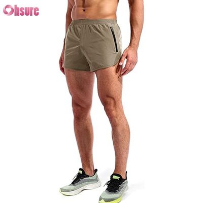 Fitness Breathable Sweat Shorts Men Athletic Jogger Short  Nylon Polyester Gym Shorts