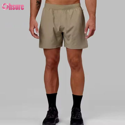 Custom High Quality Nylon Spandex Split Hem 5 in 2 in 1 Athletic Workout Sports Gym Shorts for Men