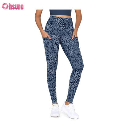 THE GYM PEOPLE Thick High Waist Yoga Pants with Pockets, Tummy Control Workout Running Yoga Leggings for Women