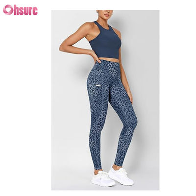 THE GYM PEOPLE Thick High Waist Yoga Pants with Pockets, Tummy Control Workout Running Yoga Leggings for Women