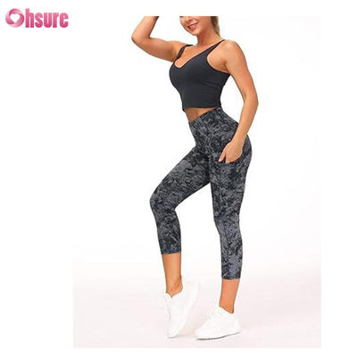 Women Yoga Pants High Waist with Pocket Tummy Control Gym Leggings