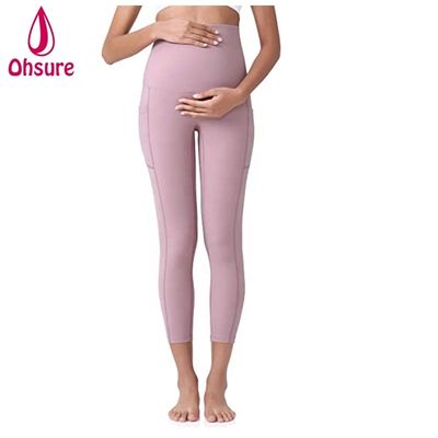 Soft Nylon Pregnant Women Maternity Leggings Women Active Leggings Women Pants Pregnant Leggings