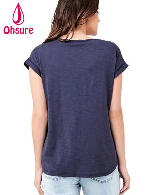Eco Friendly Bamboo Breastfeeding Nursing Top Sustainable Maternity t Shirt