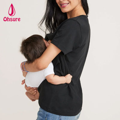 OEM Maternity Tshirts Pregnant Women Pregnancy Clothes Short Sleeve Maternity Workout Clothes Sportswear Shirts & Tops 50-100pcs