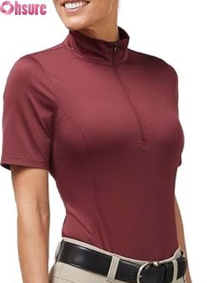 Women's Equestrian Competition Shirt Active Tops Wholesale Factory-Made Riding Show Tops