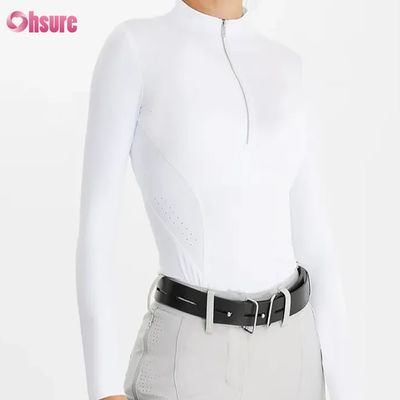 2024 Women's Unique Style Custom Printed Outdoor Equestrian Horse Riding Show Shirt Breathable New Arrival Pant