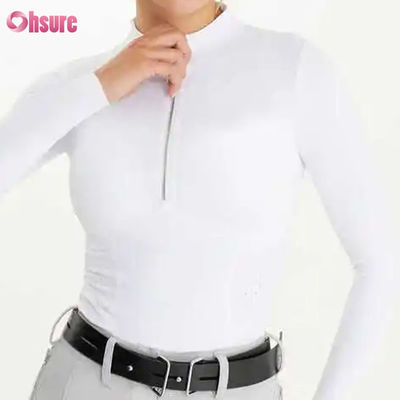 2024 Women's Unique Style Custom Printed Outdoor Equestrian Horse Riding Show Shirt Breathable New Arrival Pant
