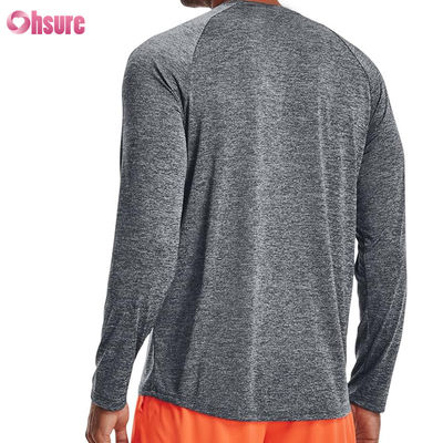 Man Sports T-shirts Hight Quality Fashion Custom Blank Polyester Spandex Quick Dry Long Sleeve T Shirt Men's Sport T-shirts