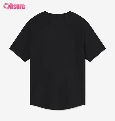 Custom Men's Gym t Shirt Quick Dry Training Top Breathable Raglan Sleeve Lightweight Polyester Spandex-300gsm Fabric