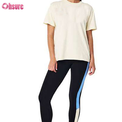 2025 High Quality Women Girls Premium Cotton Crewneck Sport Daily Wear-Quick-Dry Breathable Hide Tummy  Fabric-Sizes X-XXL
