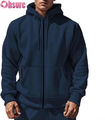Custom Oversized Warm Hoodie Winter Fleece Pullover Unisex Streetwear Fashion Sweatshirt