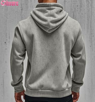 Custom Oversized Warm Hoodie Winter Fleece Pullover Unisex Streetwear Fashion Sweatshirt