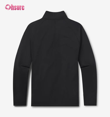 High Quality Custom Embroidery Oversized Men's Crew Neck Sweatshirt 2XL 100% Cotton French Terry Quarter Zip Hoodie