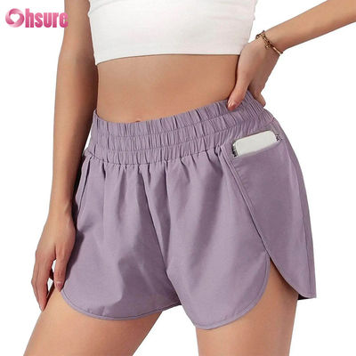 Women's Quick-Drying Fitness Running Shorts Fast Dry Sports Layer with Elastic Waist Breathable Athletic Clothing Manufacturer