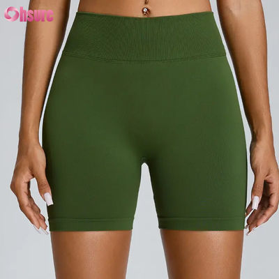 Seamless Fitness Short Leggings Women High Waist Hip Lifting Sports Shorts Spandex Nylon Quick Dry Yoga Shorts for Women Sexy