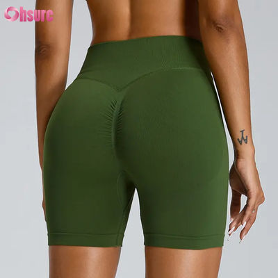 Seamless Fitness Short Leggings Women High Waist Hip Lifting Sports Shorts Spandex Nylon Quick Dry Yoga Shorts for Women Sexy