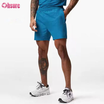 Men's Gym Shorts with Custom Logo Athletic 100%Nylon Woven Active Bottoms for Sports