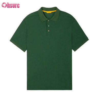 Men's Premium Knitted Raglan for Polo Shirt Regular Fit Sporty Style with Contrast Collar