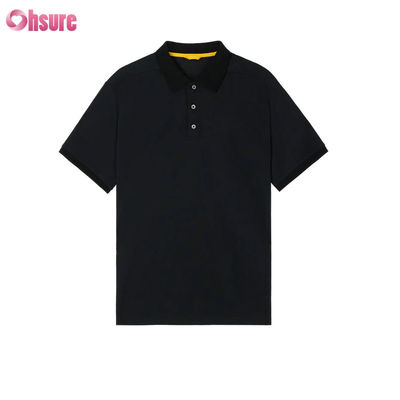 Men's Premium Knitted Raglan for Polo Shirt Regular Fit Sporty Style with Contrast Collar