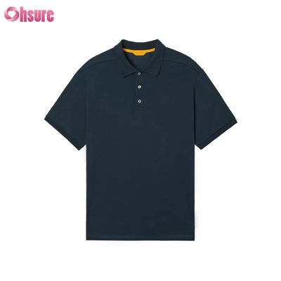 Men's Premium Knitted Raglan for Polo Shirt Regular Fit Sporty Style with Contrast Collar